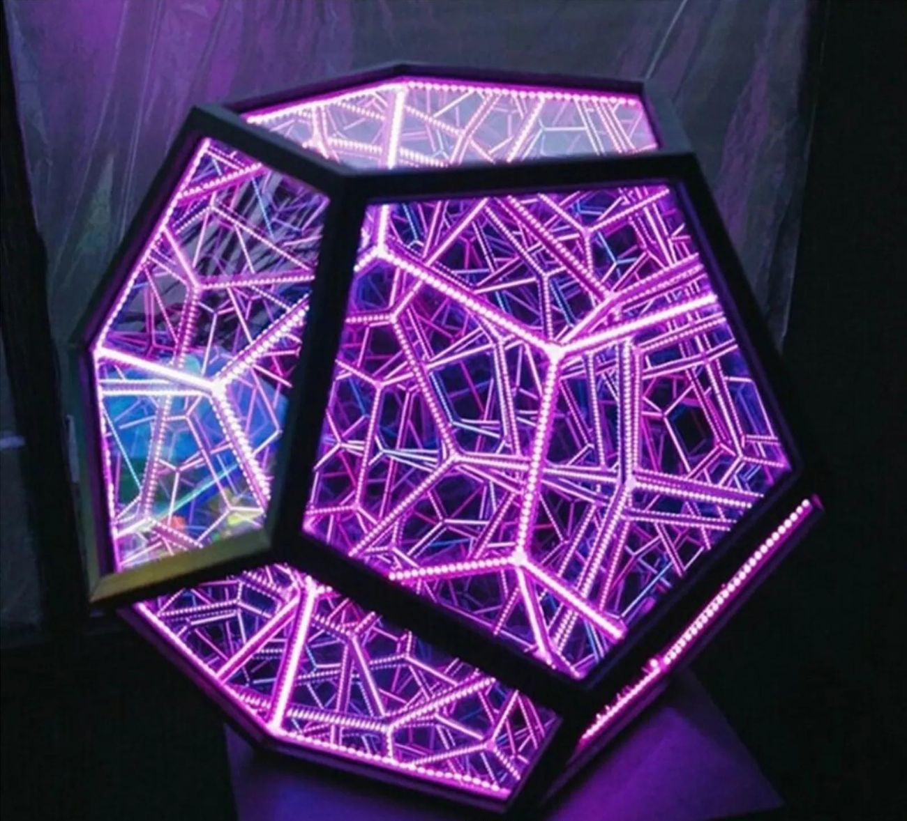 Colorful 3D LED Orb Lamp with Depth Effect