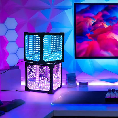 Colorful 3D LED Orb Lamp with Depth Effect