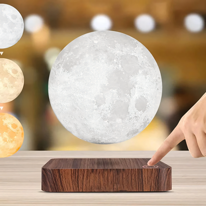 Glowing Orb Magnetic Moon Lamp with 3D LED Light