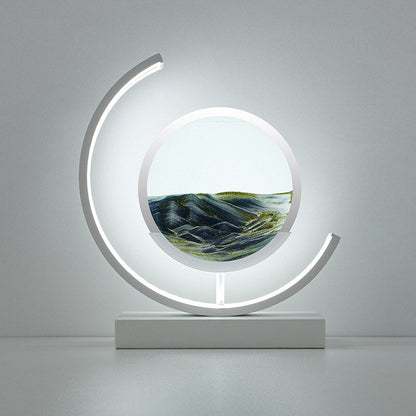 Unique Coastal Shell Desk Lamp