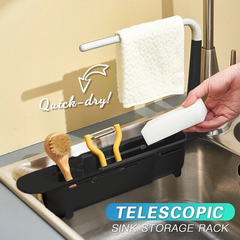 Easy Kitchen Storage Glide Rack Organizer