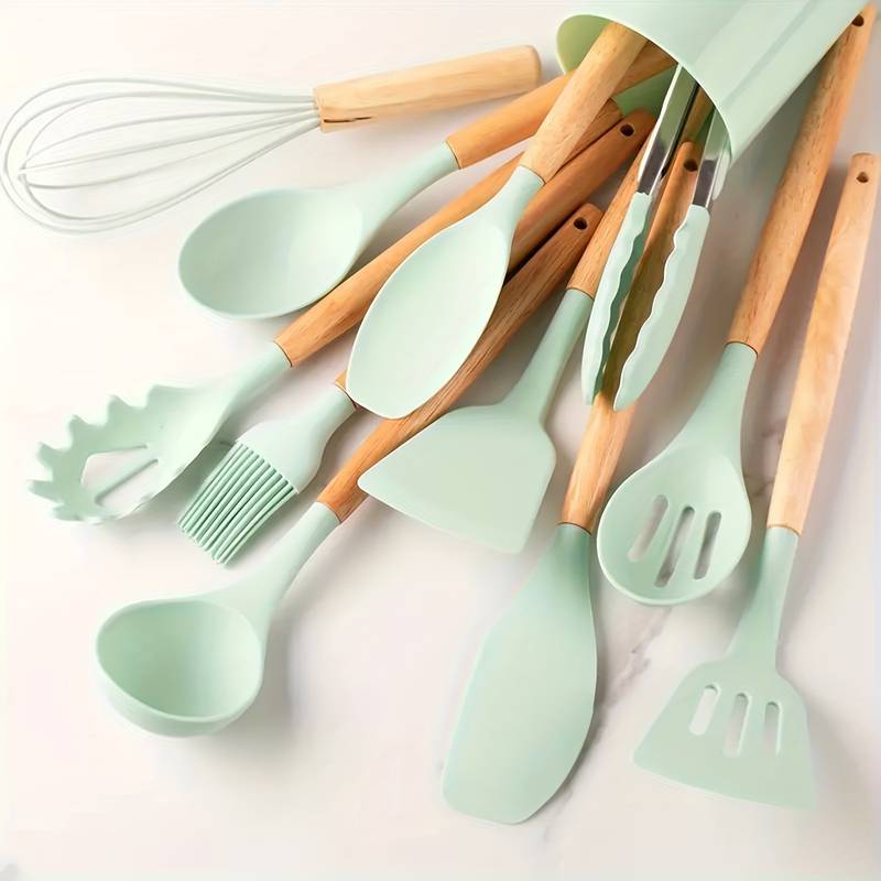 Premium Silicone Kitchen Tool Set (12-Piece)