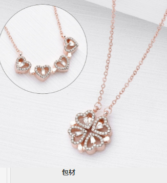 Befez | Elegant Diamond Good Luck Necklace