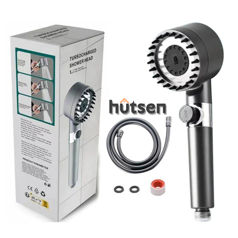Relaxing 4-in-1 Showerhead for Healthy Skin