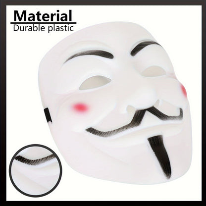 Scary Anonymous Men's Full Face Halloween Mask