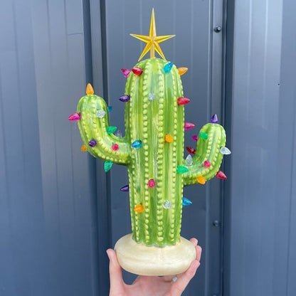 Colorful Artificial Cactus Table Lamp