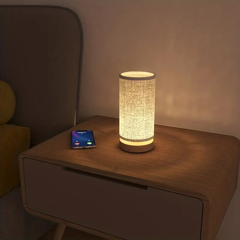 Relaxing White Bedside Table Lamp - Befez