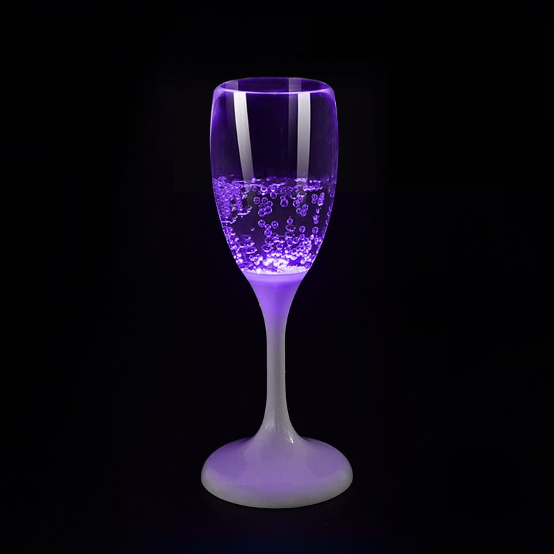 Colorful LED Wine Cups | 6 Color Changing Party Glasses
