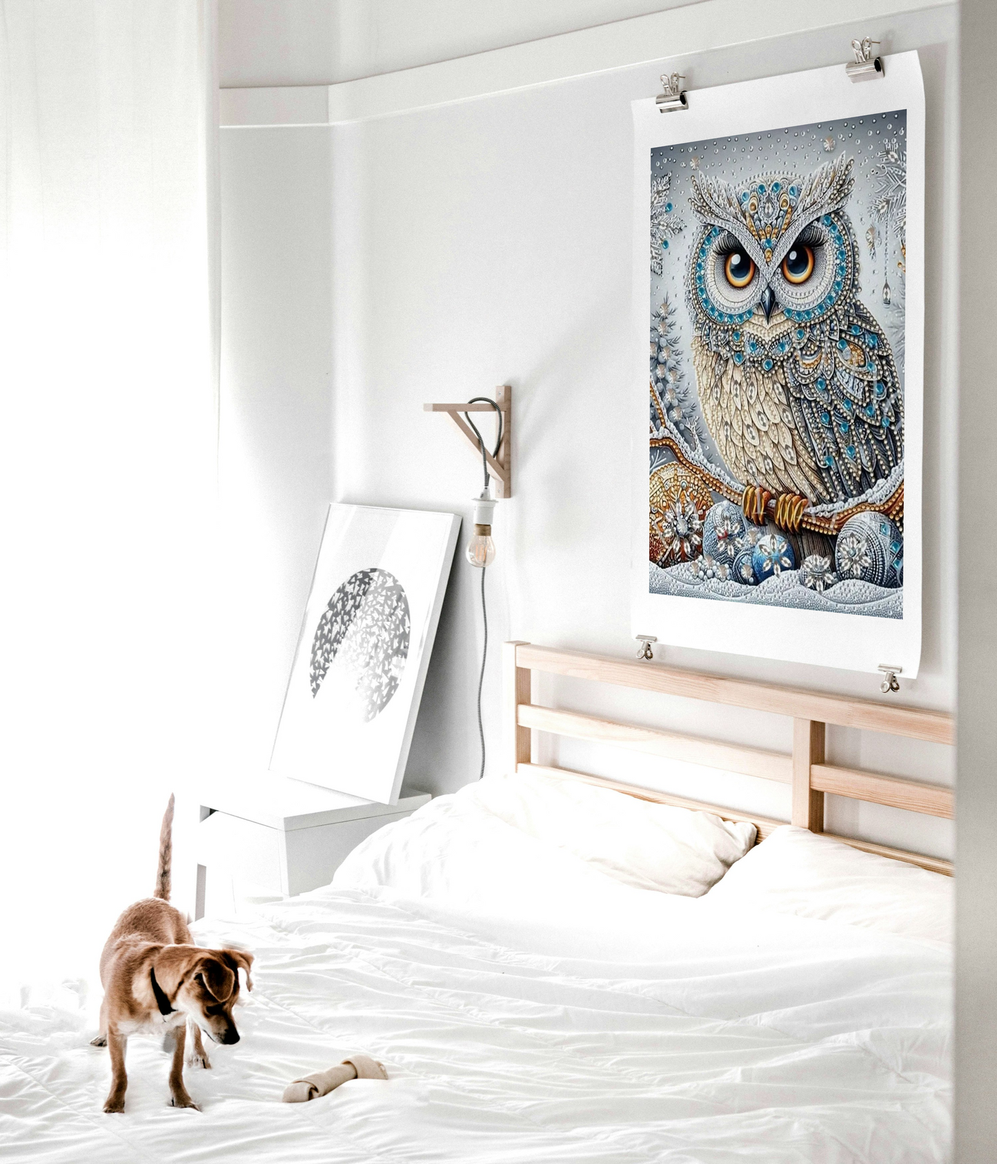 Whimsical Owl Figurine Decoration Statue