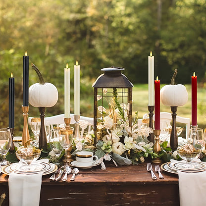 Warm LED Flicker Cone Candles