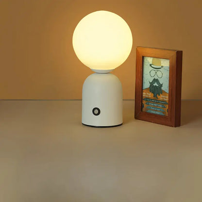 Serene Glass Table Lamp for Relaxing Space