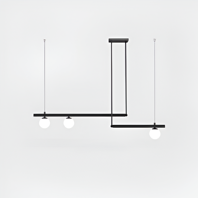 Modern Glass Linear Pendant Light