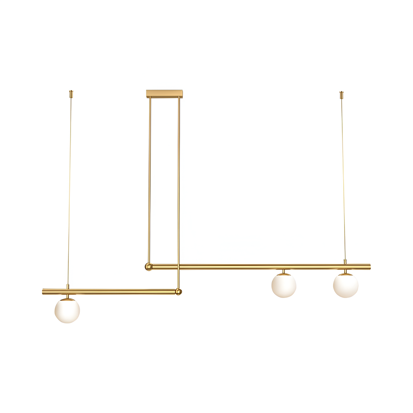 Modern Glass Linear Pendant Light