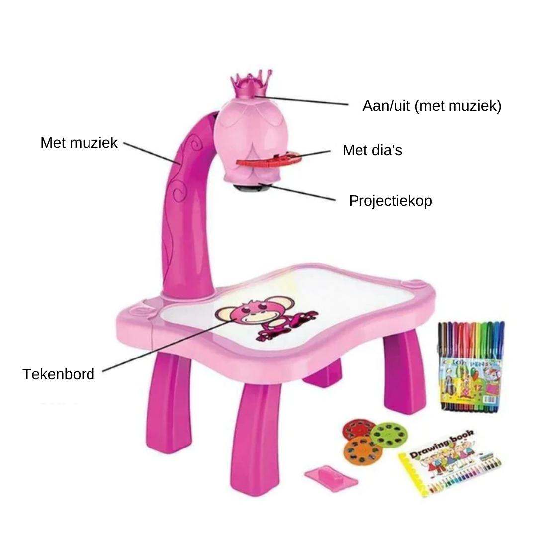 Kids Art Drawing Board - Fun Creative Projector Screen