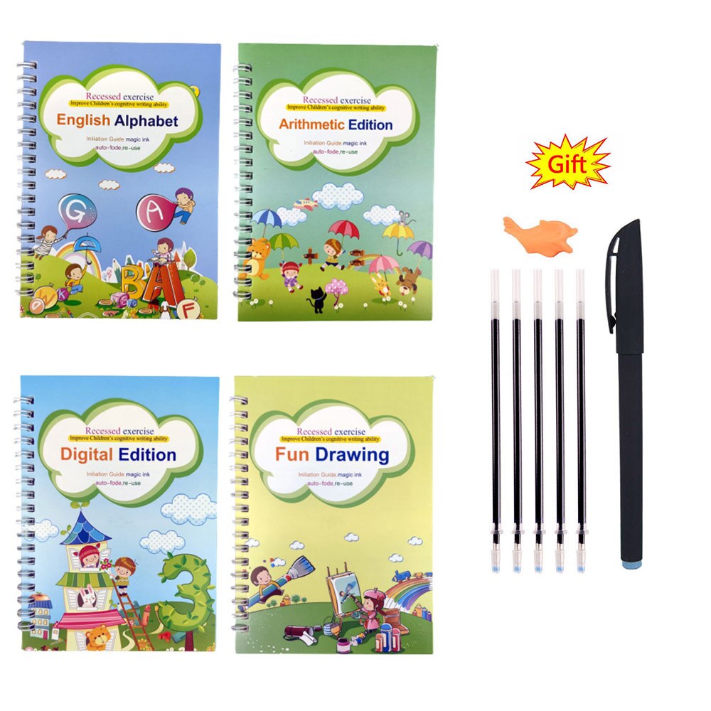 Fun Erasable Magic Notebooks for Kids - Befez