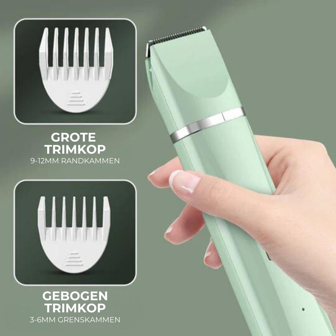 Pet Grooming Kit 4-in-1, Quiet Rechargeable Trimmer