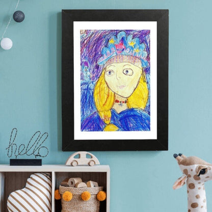 Colorful Kids Artwork Frame