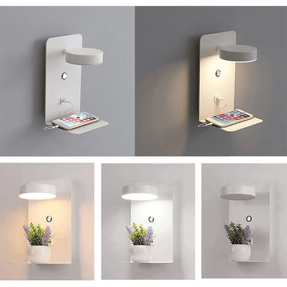 Compact Wireless Bedside Charging Station