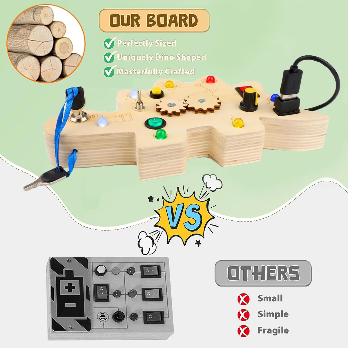 Learning LED Sensory Play Board