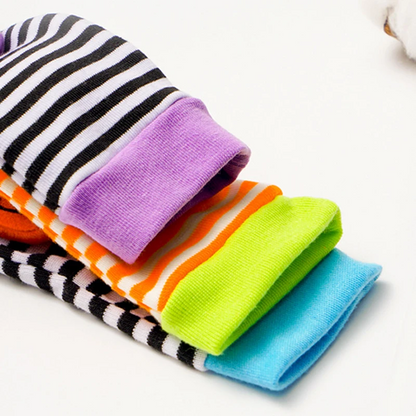 Colorful Baby Rattle Toy and Cozy Socks Set