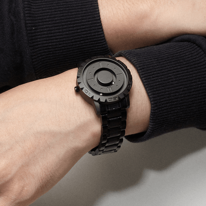 Sleek Magnetic Leather Watch for Men