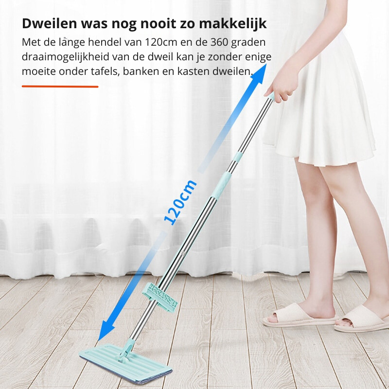 Quick Dry Mop with Easy Squeeze Handle
