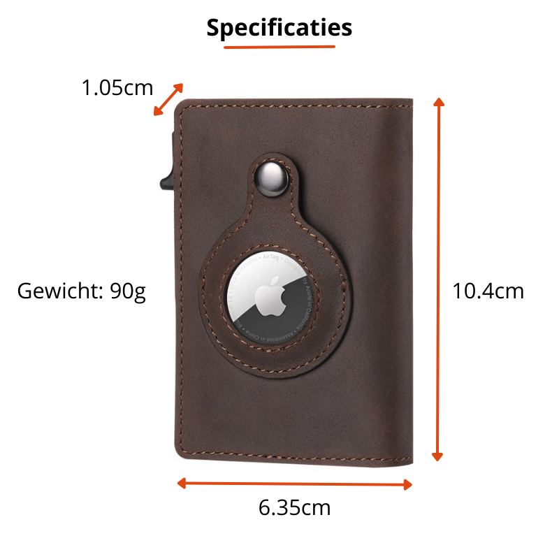 Secure Slim Apple Airtag Phone Wallet Case