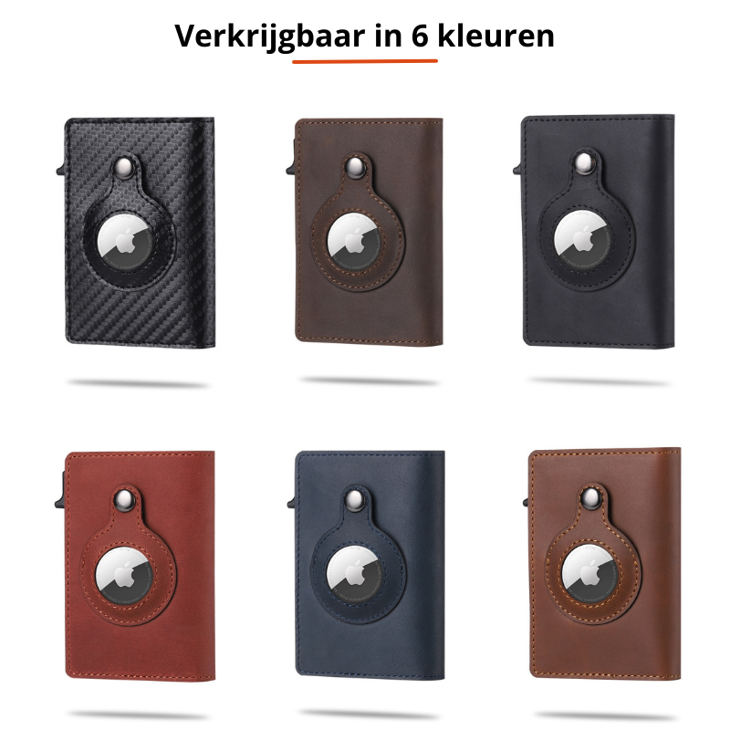 Secure Slim Apple Airtag Phone Wallet Case