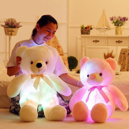 Cute LED Teddy Bear Night Light Toy
