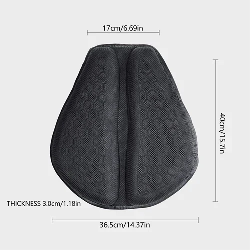 Comfortable Motorcycle Gel Seat Cushion | Soft & Grippy