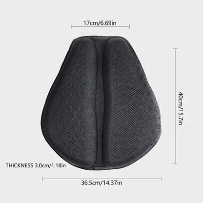 Comfortable Motorcycle Gel Seat Cushion | Soft & Grippy