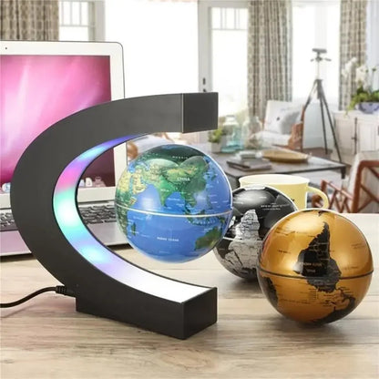 Glowing Globe Lamp with Floating Motion Effect