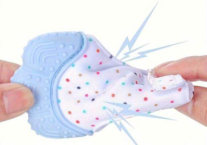 Soft Baby Teething Mitten Gloves