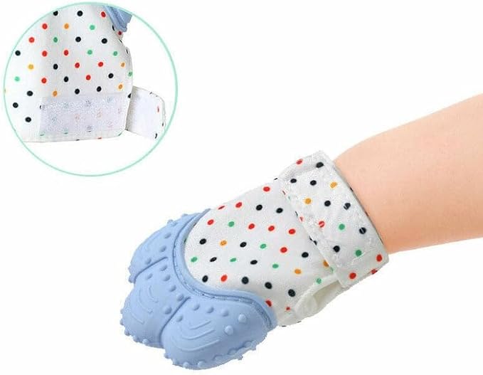 Soft Baby Teething Mitten Gloves