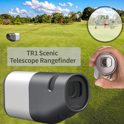 Compact High Definition Laser Distance Finder Telescope