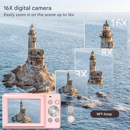 Classic Digital Camera - Retro Compact 1080p Camera