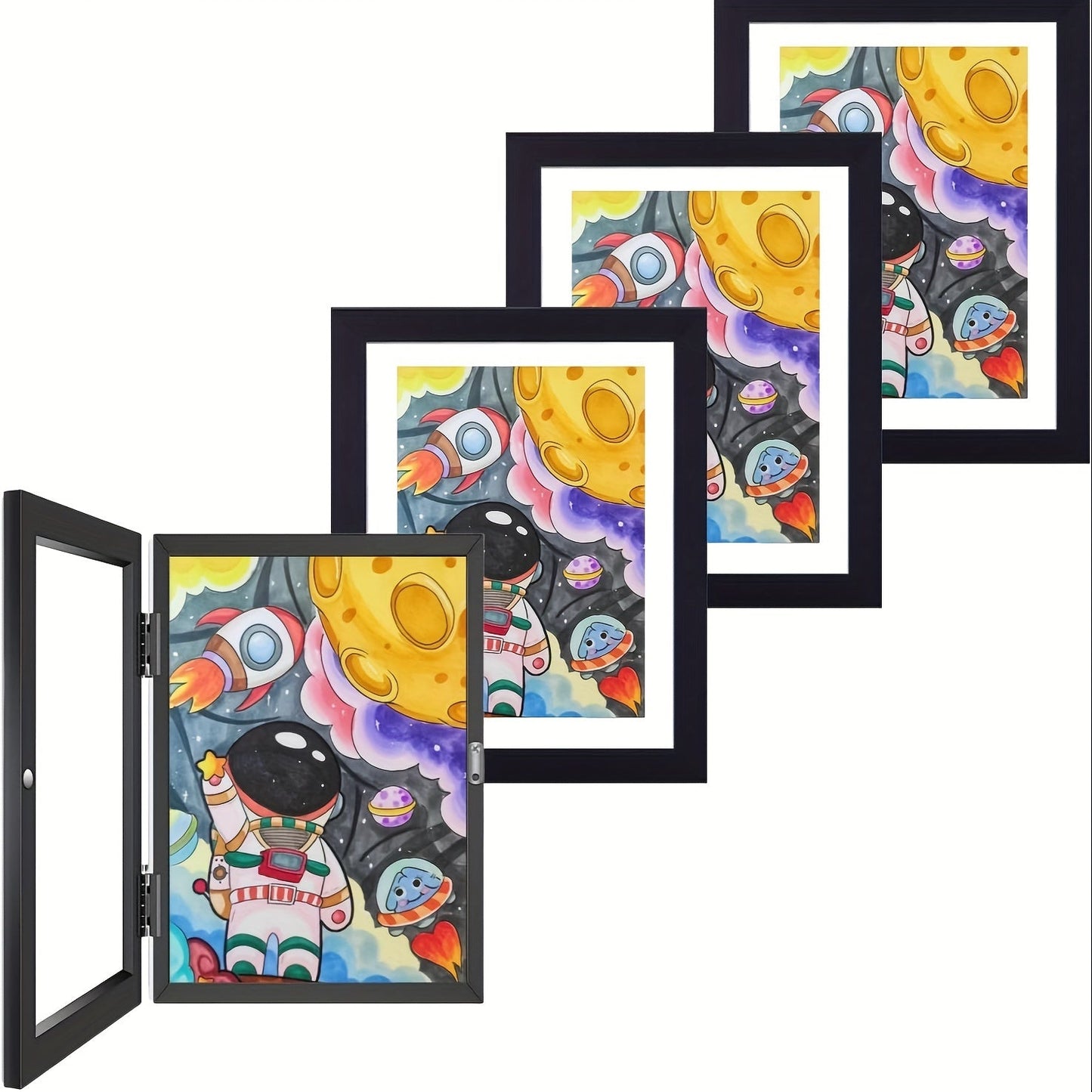 Fun Kids Picture Frame Wooden Border