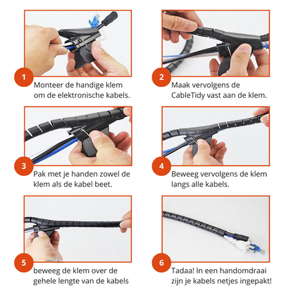 Cable Organizer for Home and Office