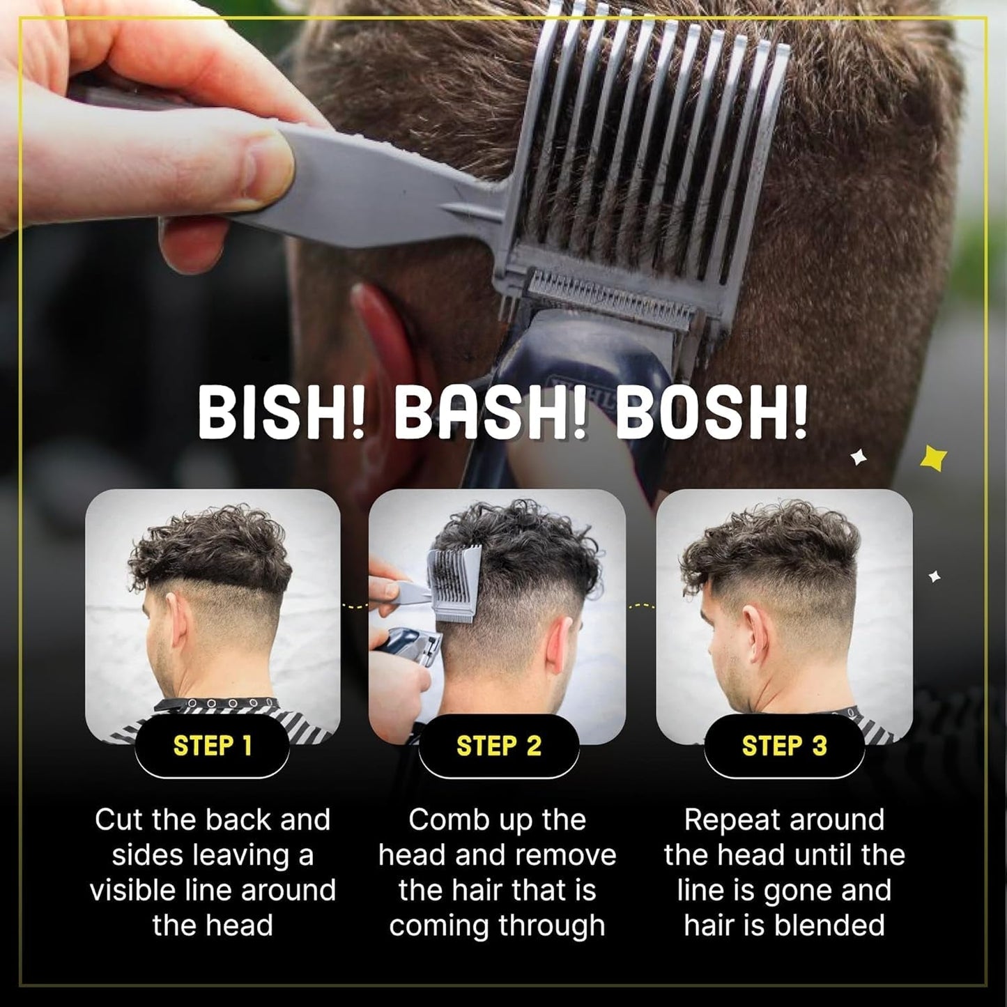 Befez Fade Comb - Simple Hair Cutting Tool - Befez