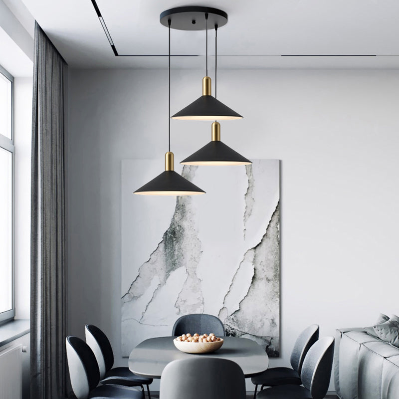 Stylish Contemporary Cone Shaped LED Light Fixture