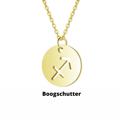 Eco Friendly Zodiac Pendant Stainless Steel Necklace