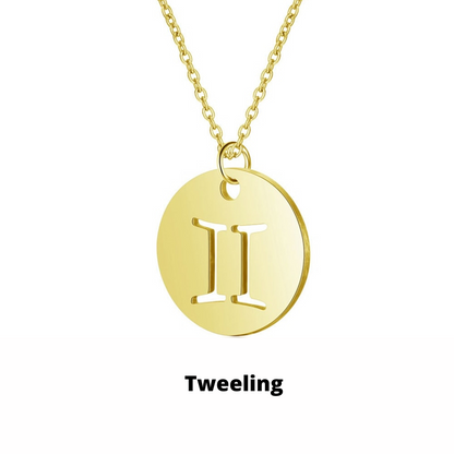 Eco Friendly Zodiac Pendant Stainless Steel Necklace