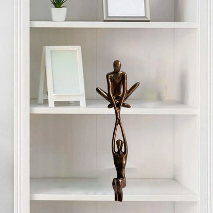 Romantic Couple Strength Statue Decor