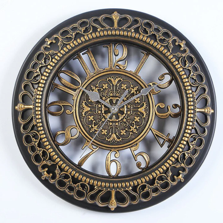 Classic Traditional Wooden Wall Clock - Befez