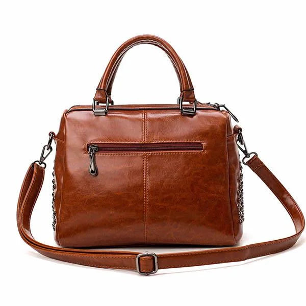 Stylish Genuine Leather Tote Handbag for Women