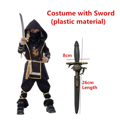 Cool Ninja Boy Costume Outfit