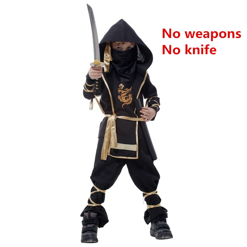 Cool Ninja Boy Costume Outfit