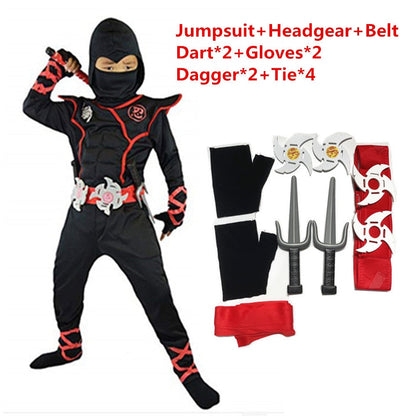 Cool Ninja Boy Costume Outfit