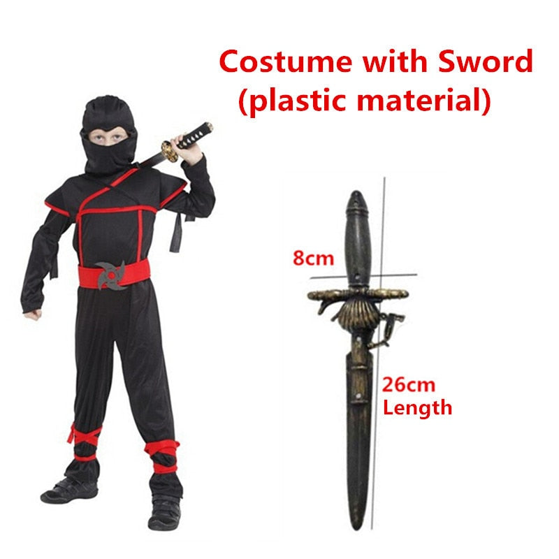 Cool Ninja Boy Costume Outfit