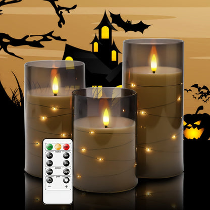 Warm Ambient LED Candle Set